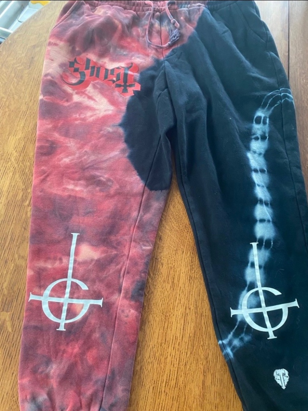 GHOST band Shibori lounge jogger pants